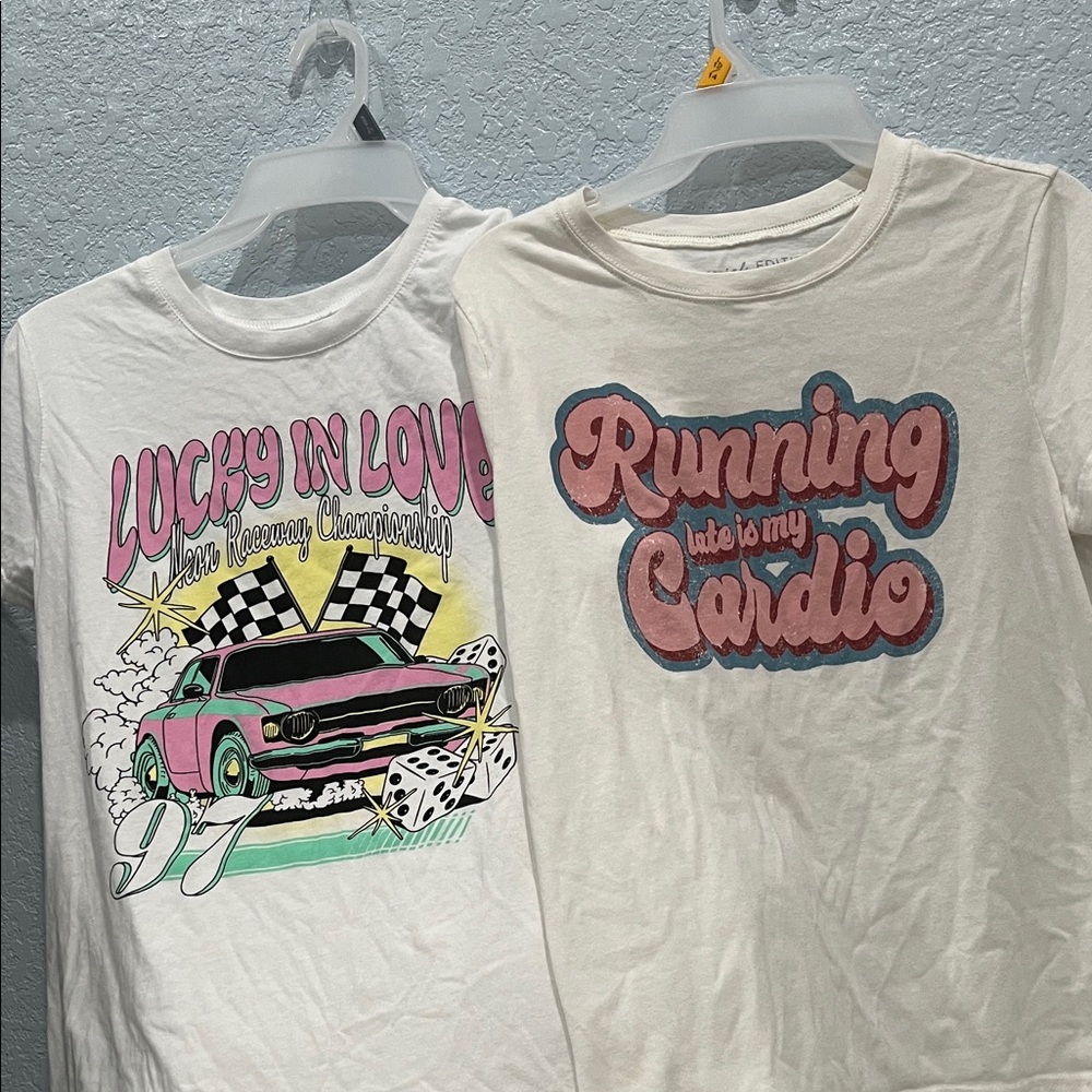 Women’s White Graphic Tee - Running Late Is My Cardio Tees